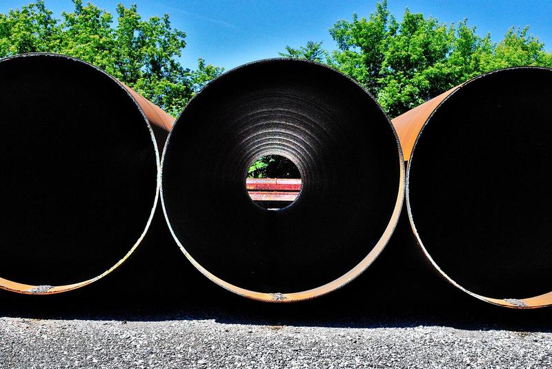 Large-diameter steel pipe