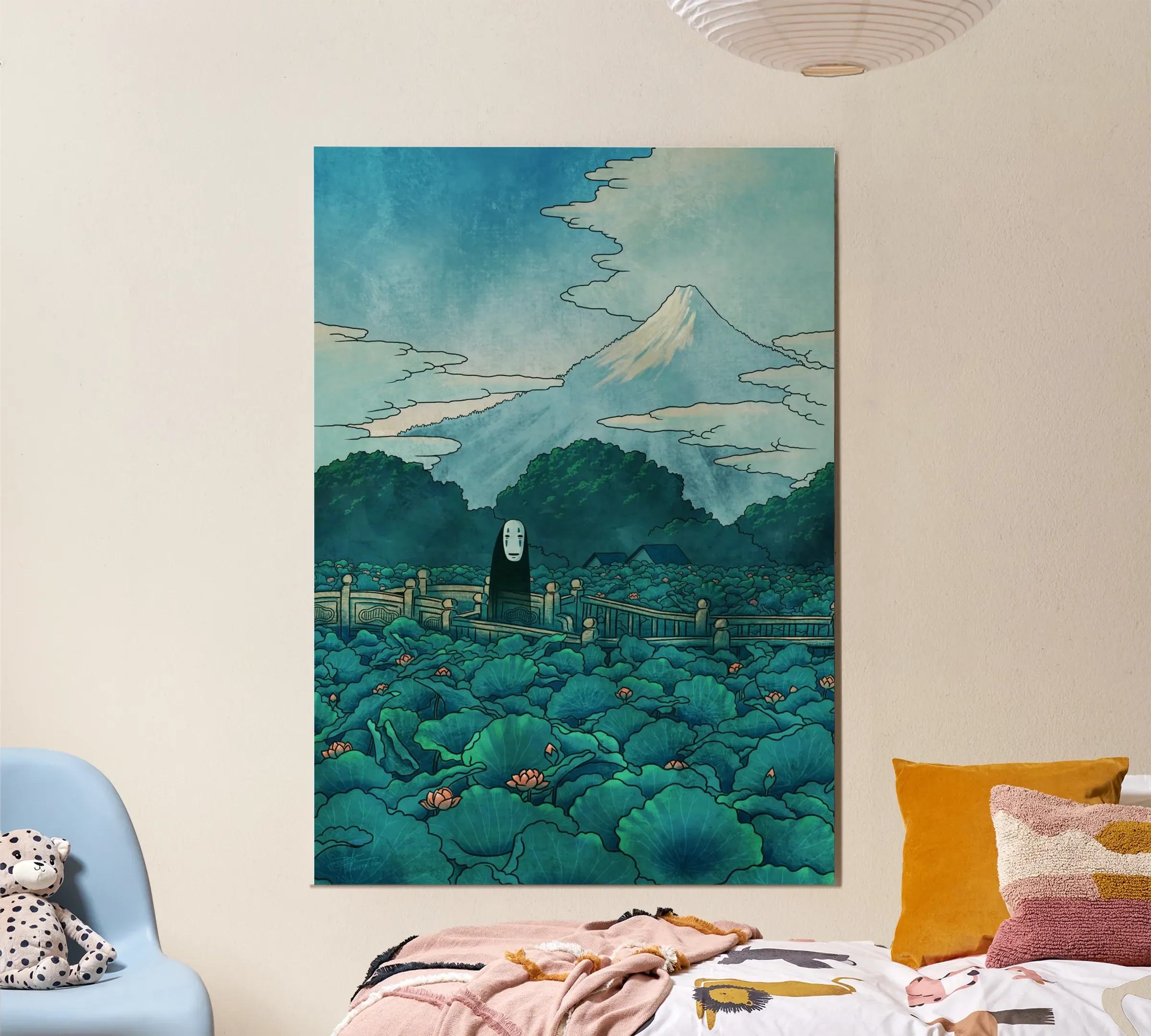 Lotus pond spirit poster