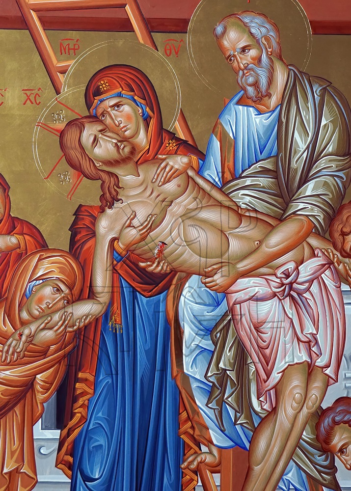 Kreuzabnahme, Detail