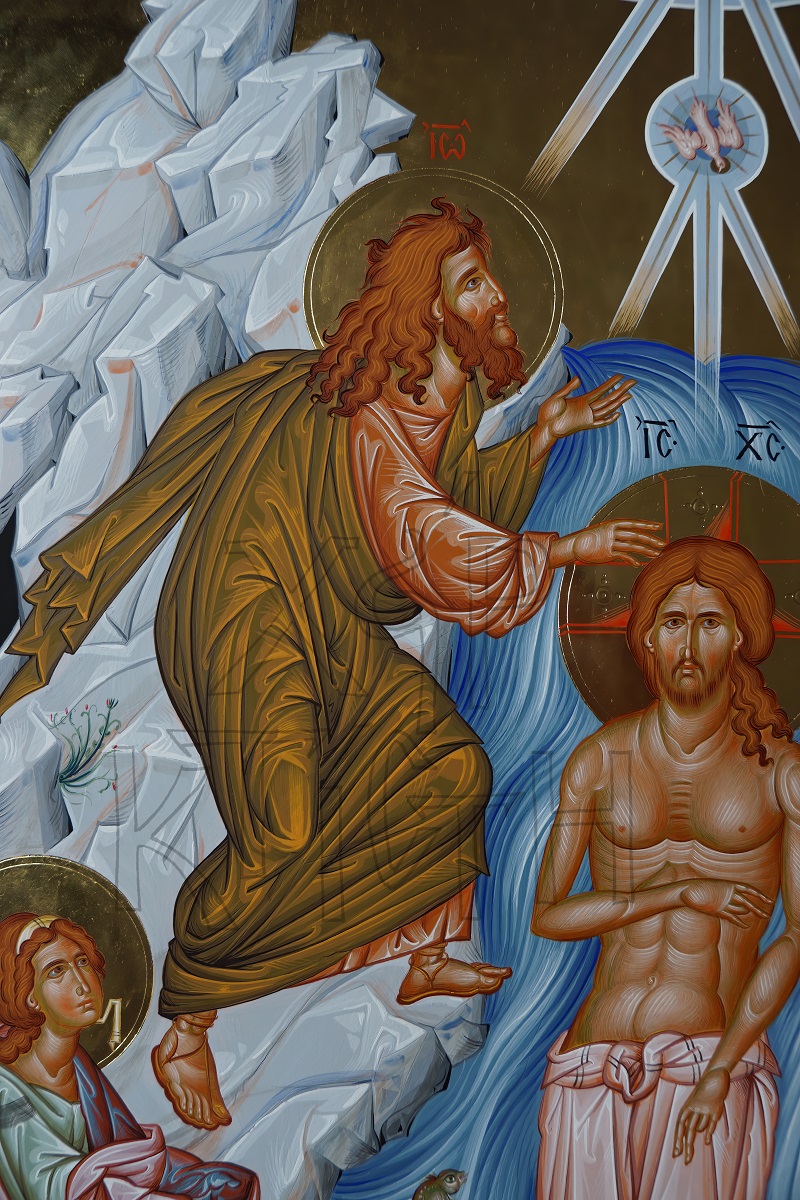 Die Taufe Jesu Christi, Detail