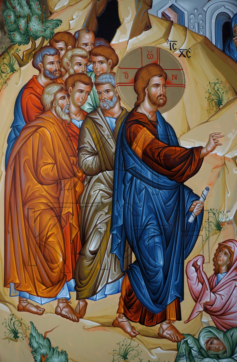 Die Auferweckung des Lazarus, Detail