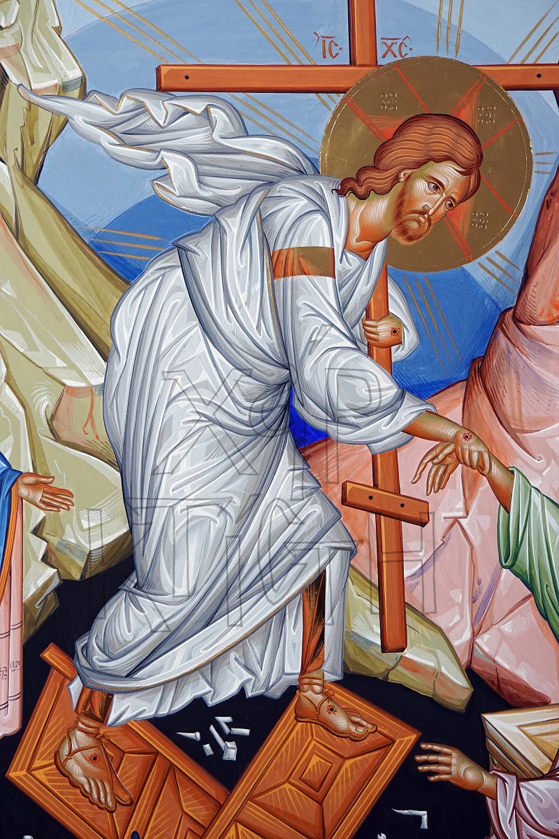 Die Auferstehung Jesu Christi, Detail