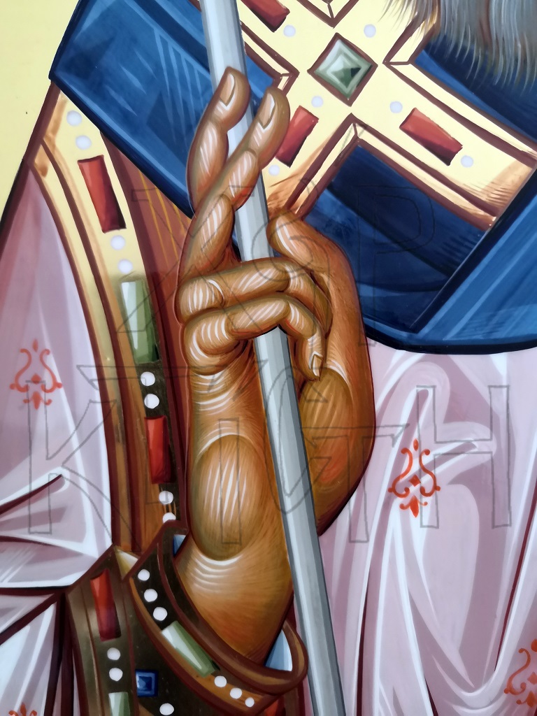 Heiliger Andreas Sagouna, Detail