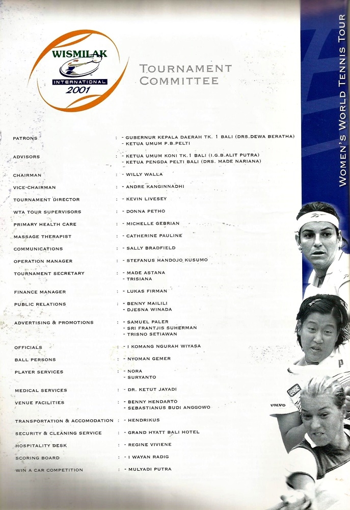 Tournament Programme