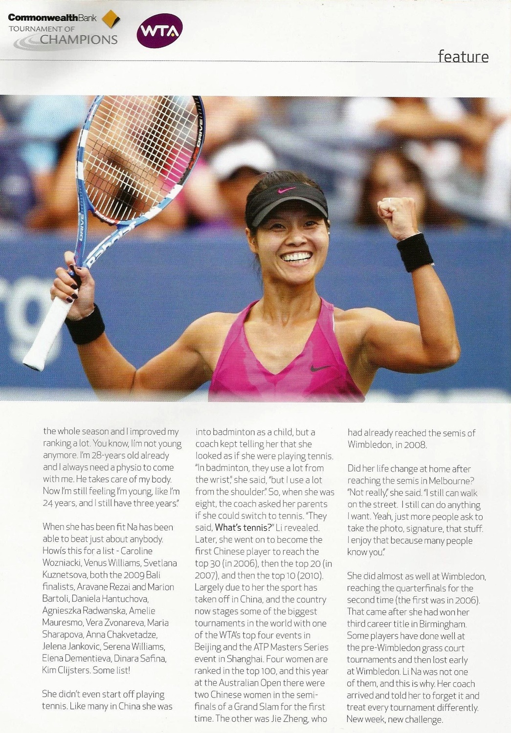 Cooking and Cleaning has to wait - Li Na has business to attend to #2 by Barry Wood