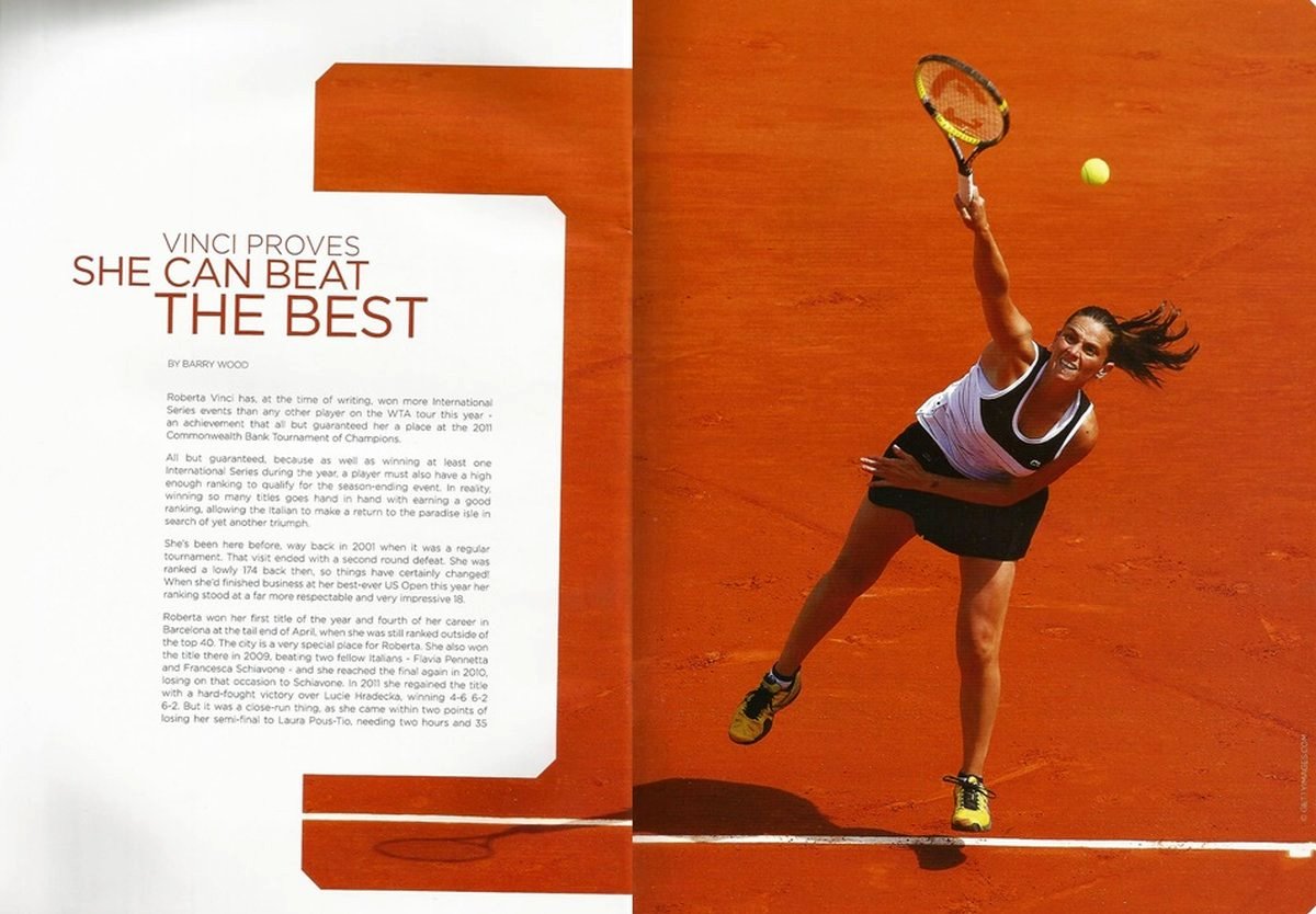 Vinci proves she can beat the Best  #1 by Barry Wood