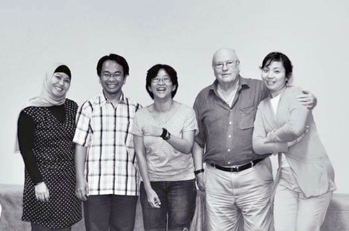 (from left) Era Permai, Yanto Khorniawan, Regina Viviene, Kevin Livesey and Vivi Fei