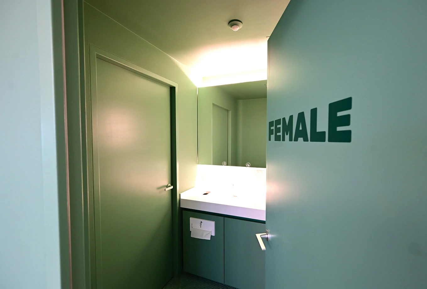 das Farbkonzept ist bis perfekt durchdacht