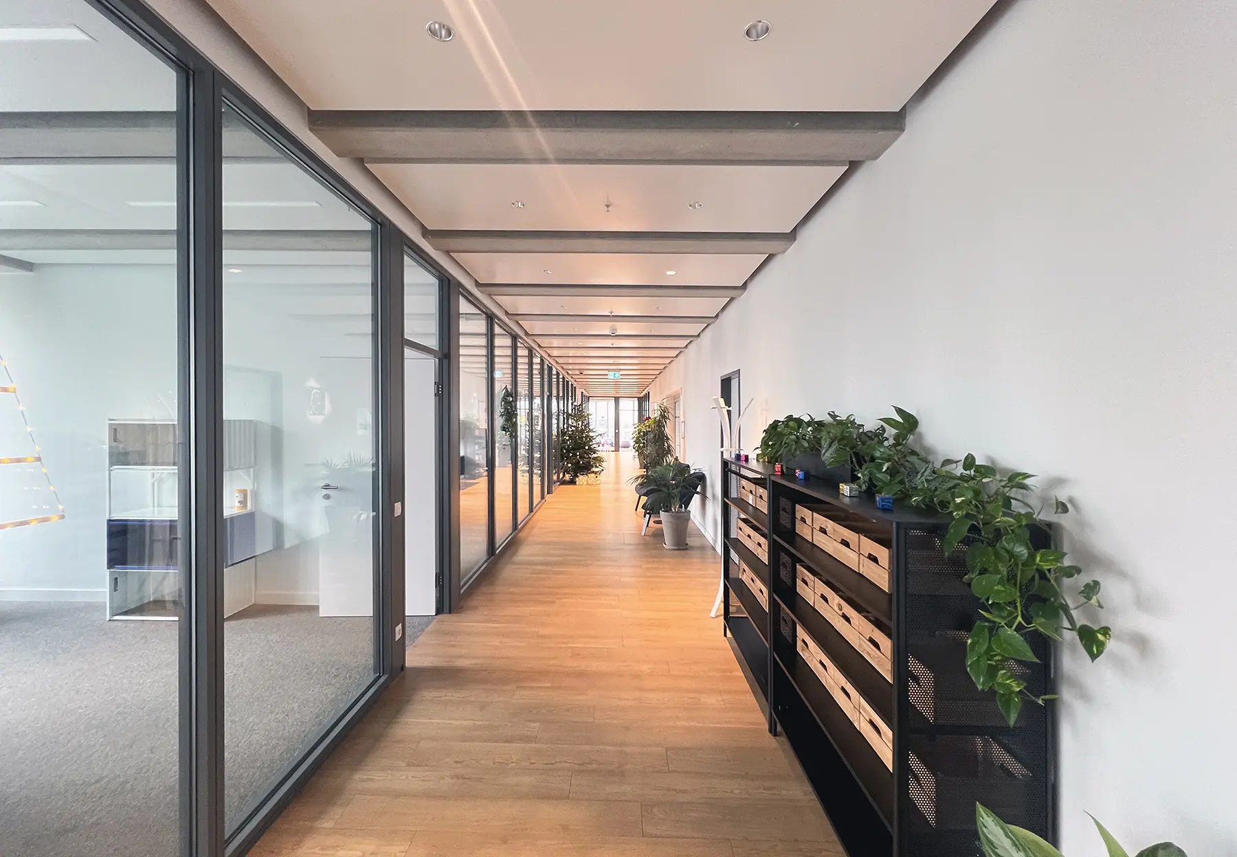 neu ausgebaute Büros in der Hafencity