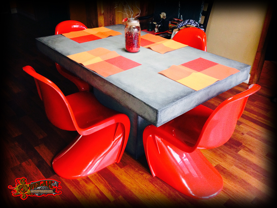 Cement Wood Table