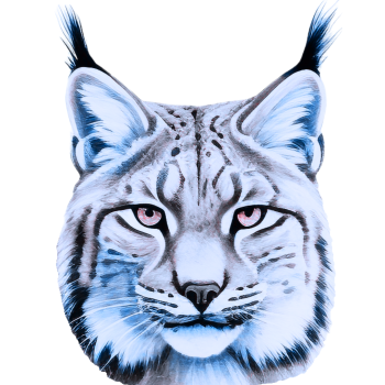 The Lynx Computers logo is a depiction of a Lynx face