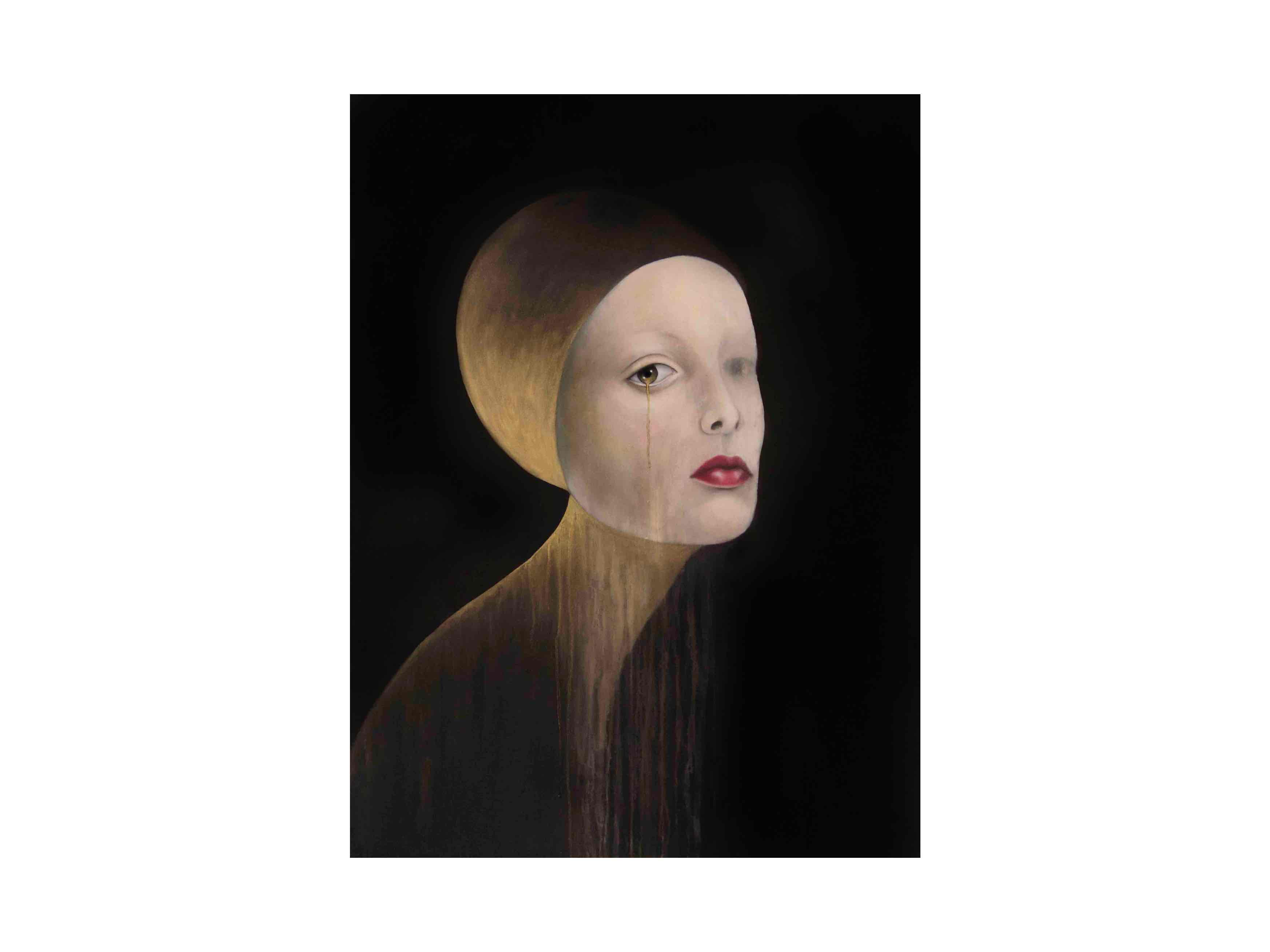 Augen, Organisch, Federn, geschwungene Formen, düster, ruhig