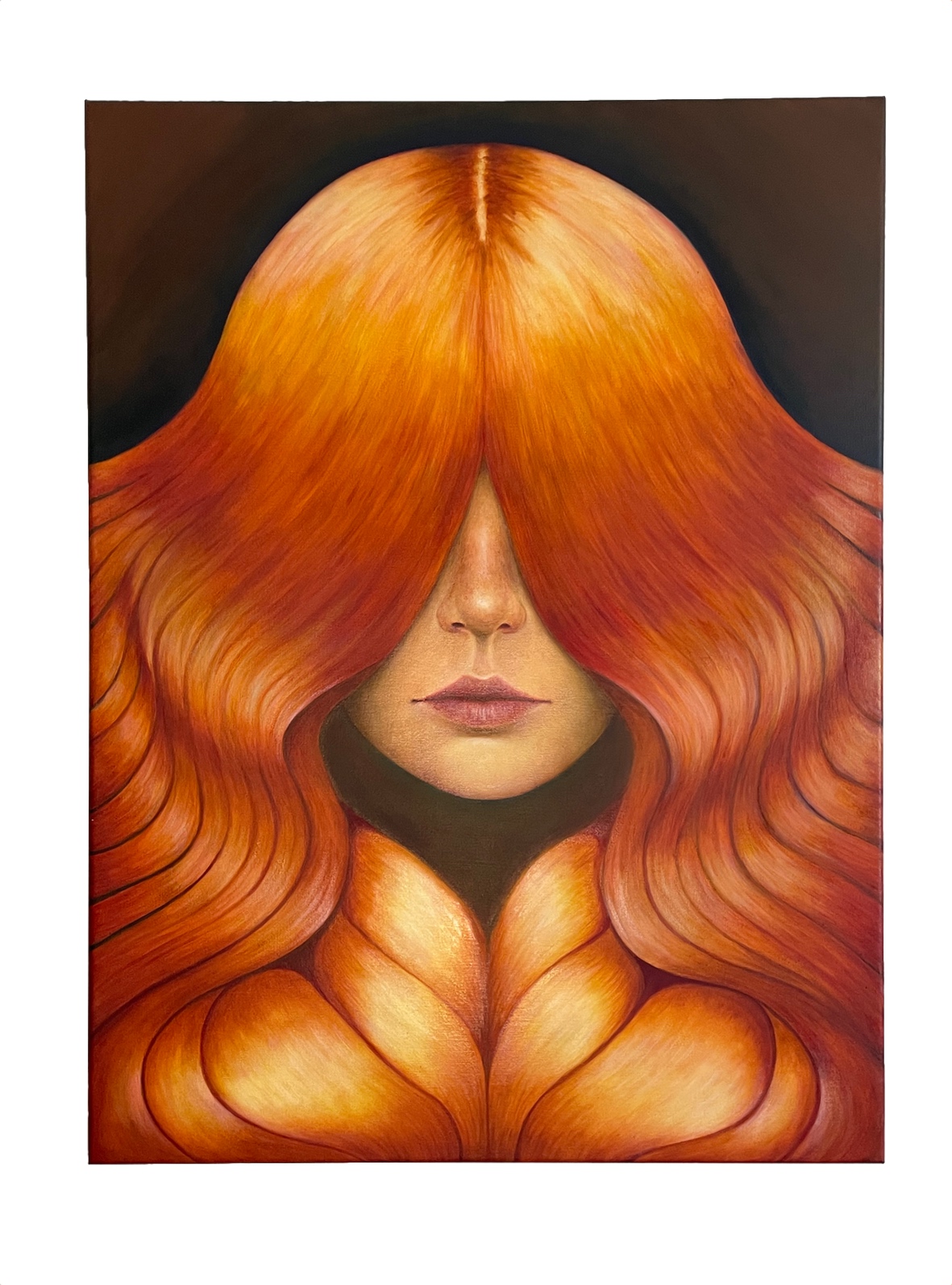 Schutzform, Oil on Cotton, 80 x 60 cm, 2025