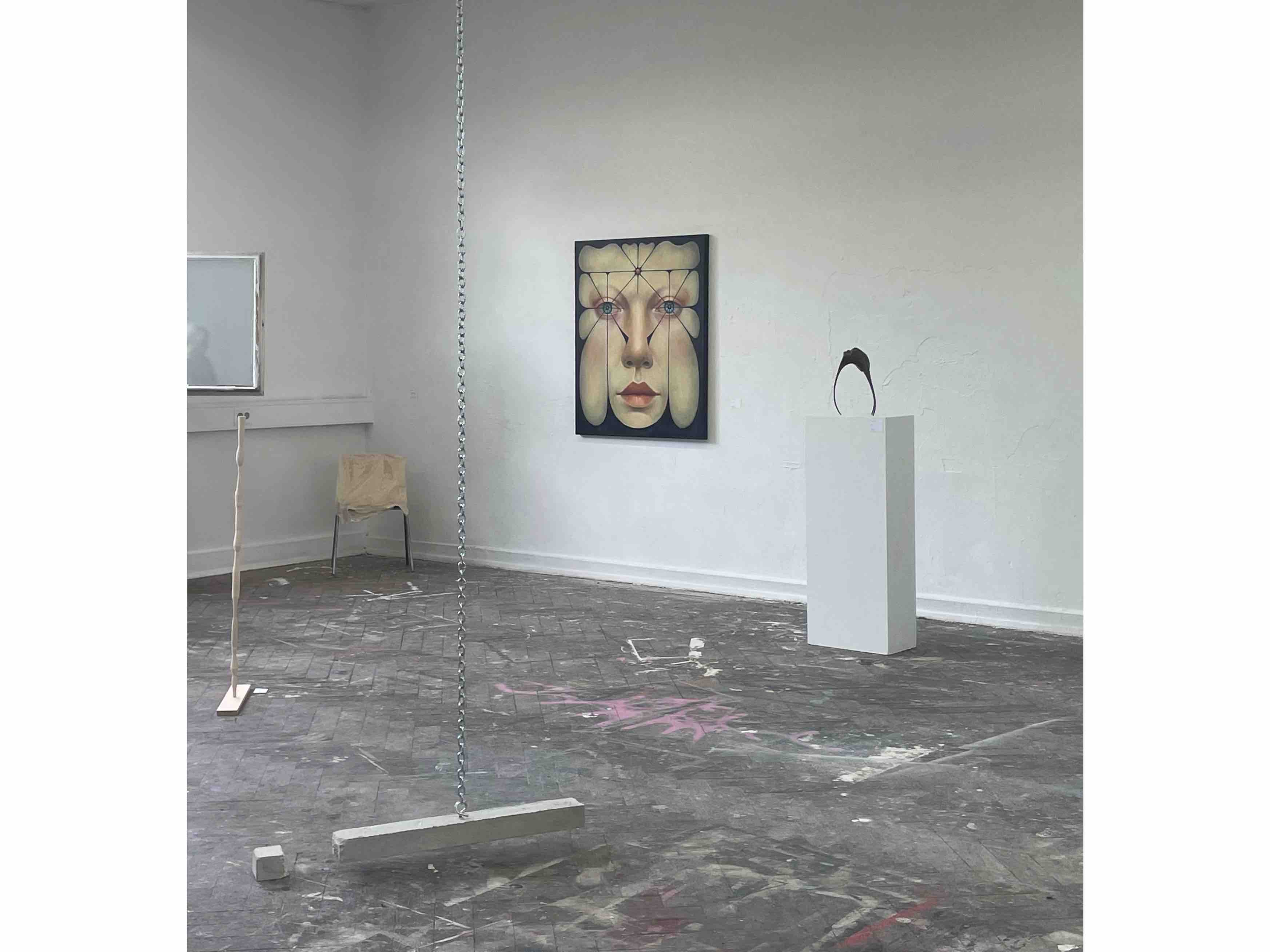 Augen, Organisch, Federn, geschwungene Formen, düster, ruhig