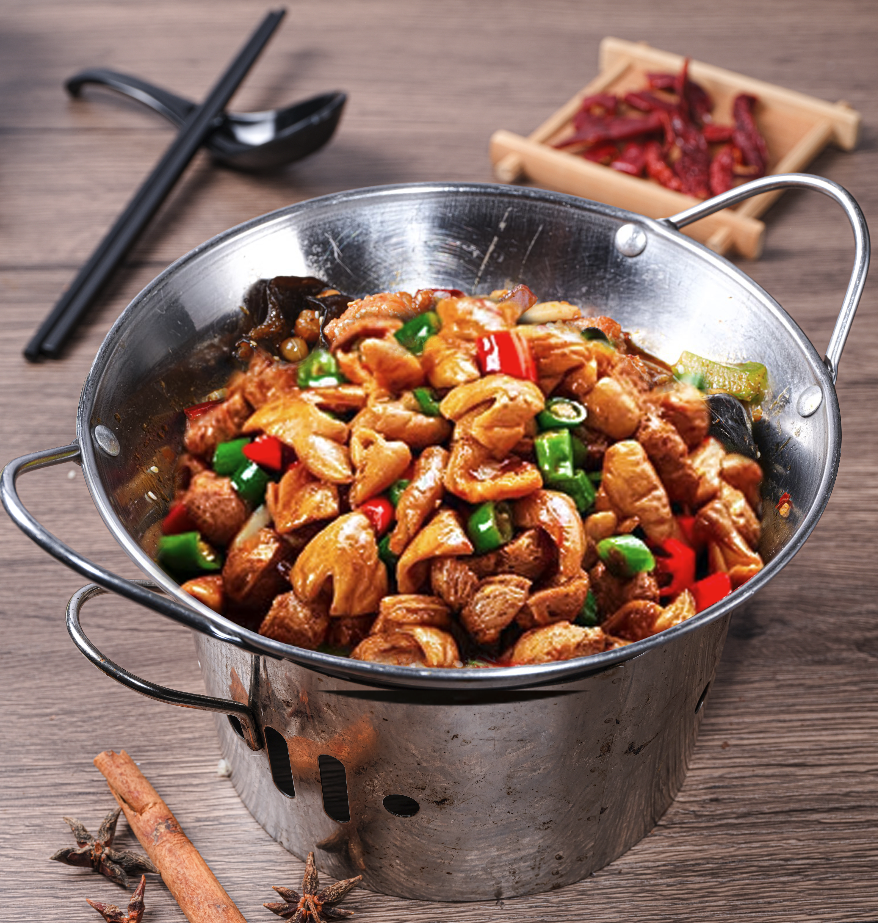 干锅肥肠 Dry Pot Pork Intestines