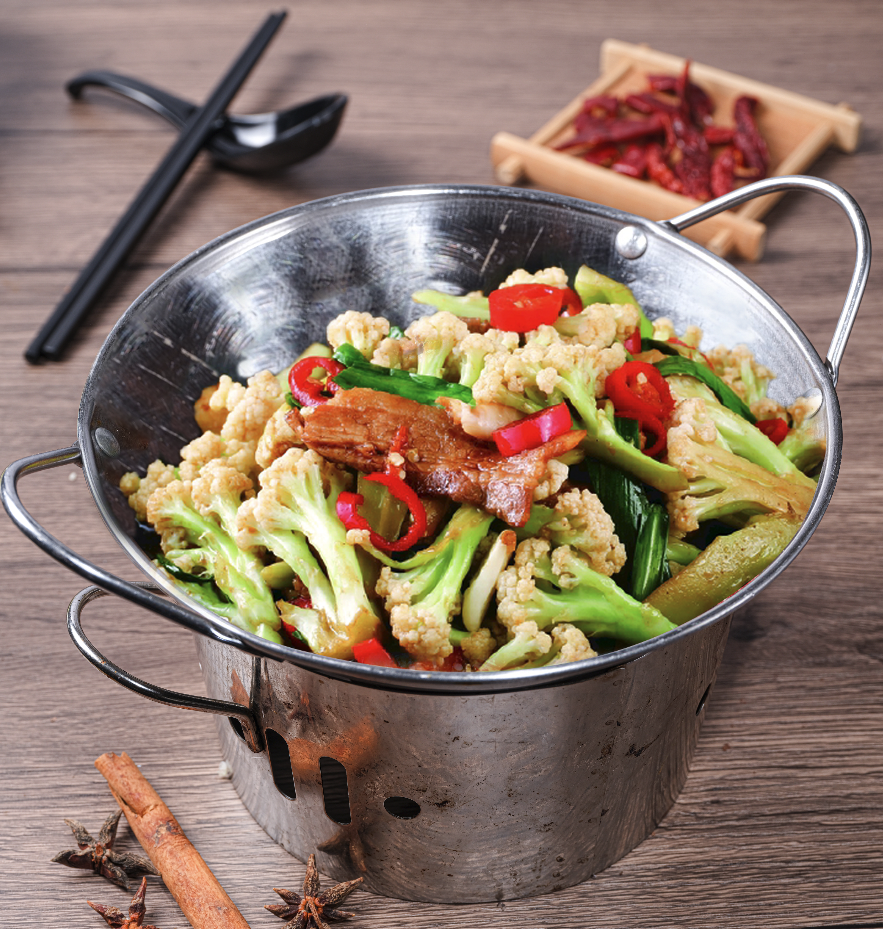 干锅有机花菜 Dry Pot Organic Cauliflower