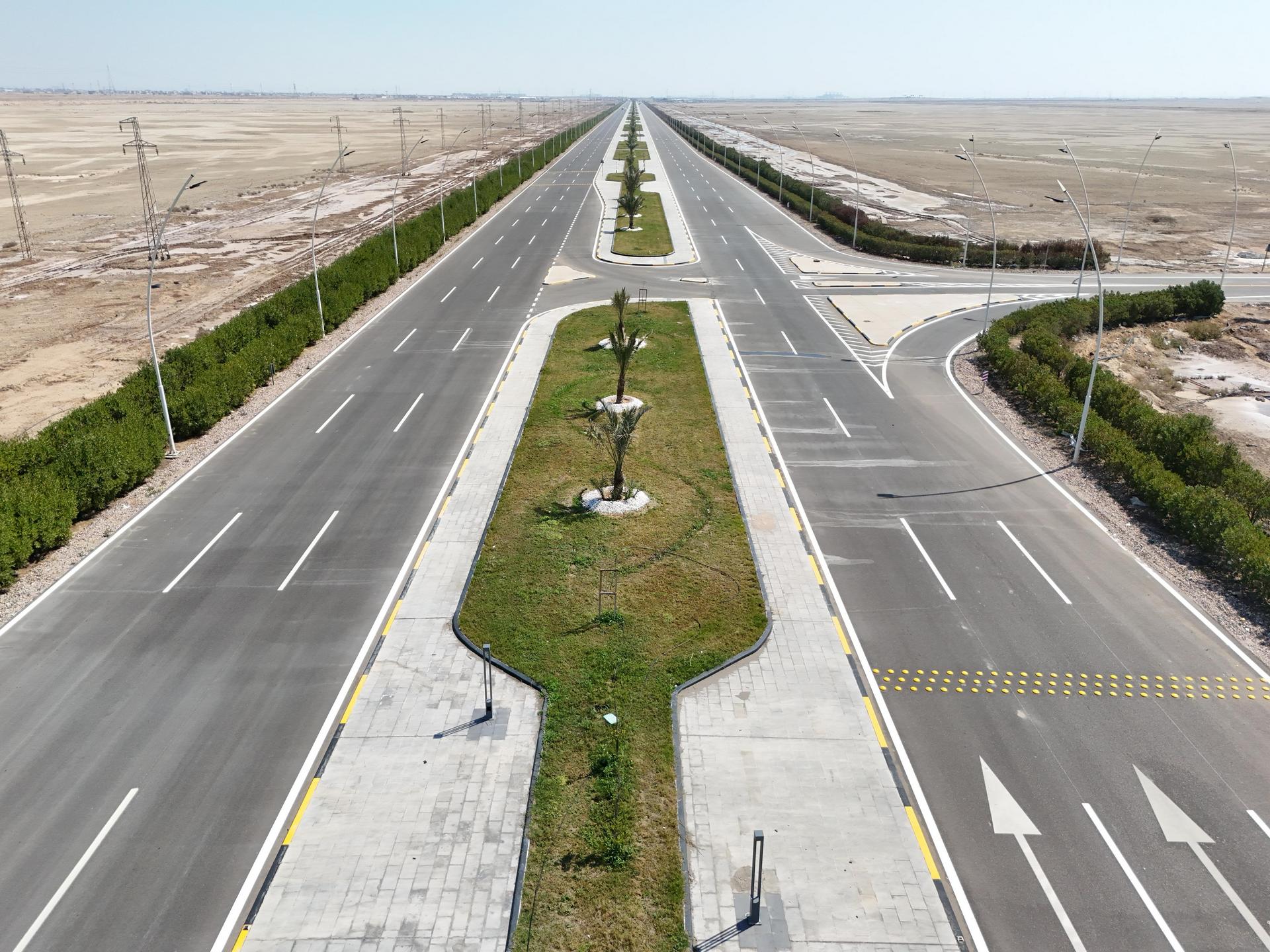Basra Airport Median Landscaping
