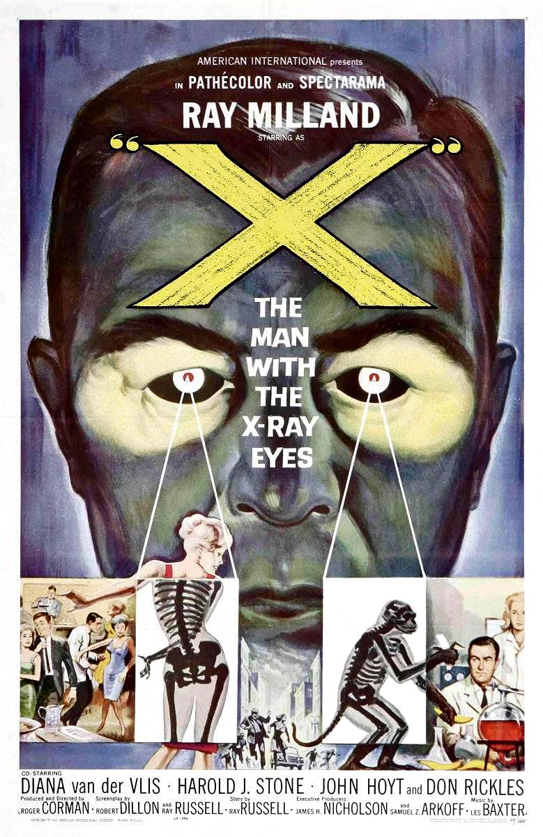 X the man with the Xray eyes Movie Poster