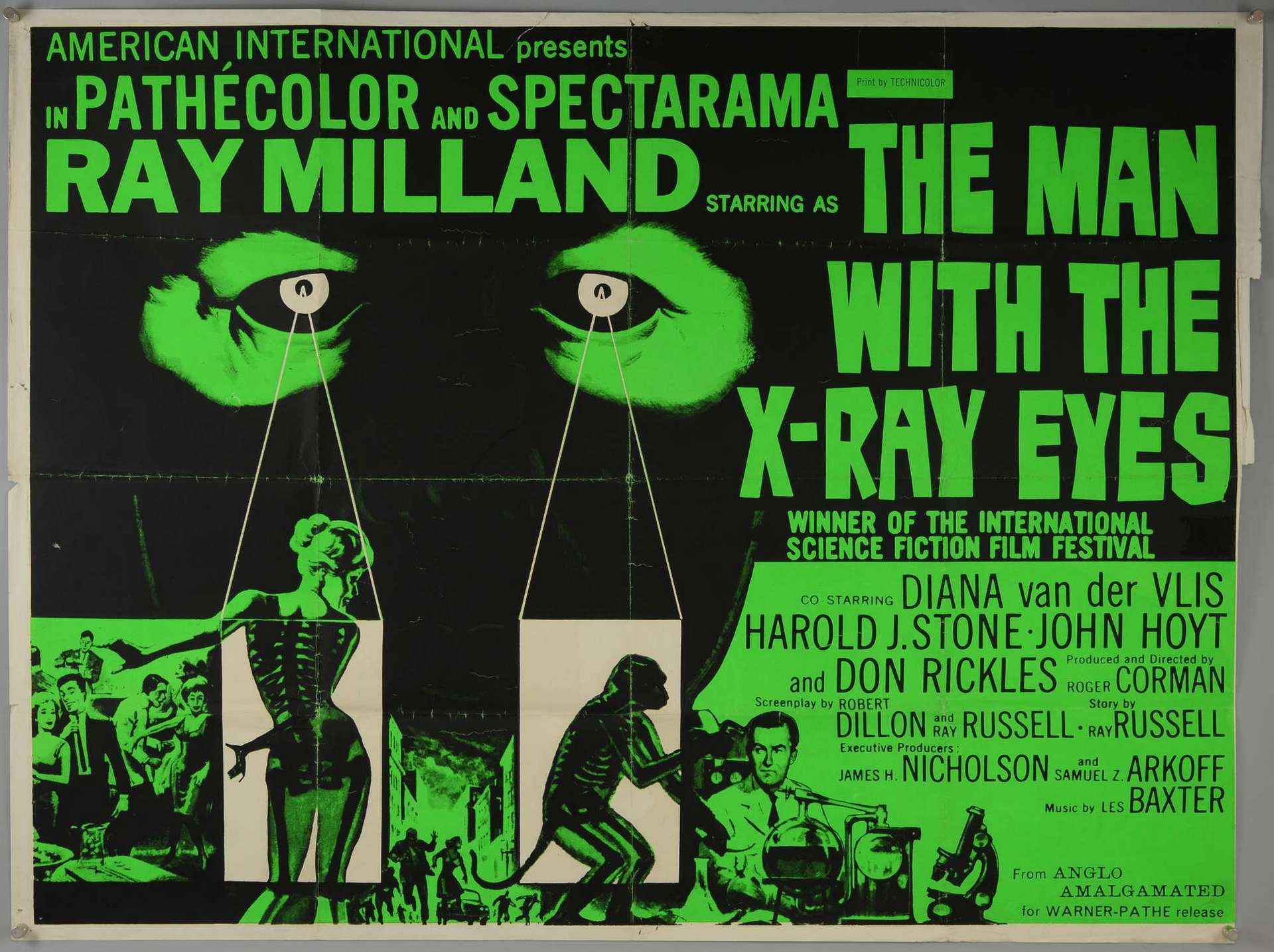 X the man with the Xray eyes Movie Poster