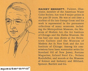 Rainey Bennett  - Nine Illustrators Bio with illustration of the artist