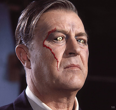 Ray Milland as Dr James Xavier in X teh man with the xray eyes