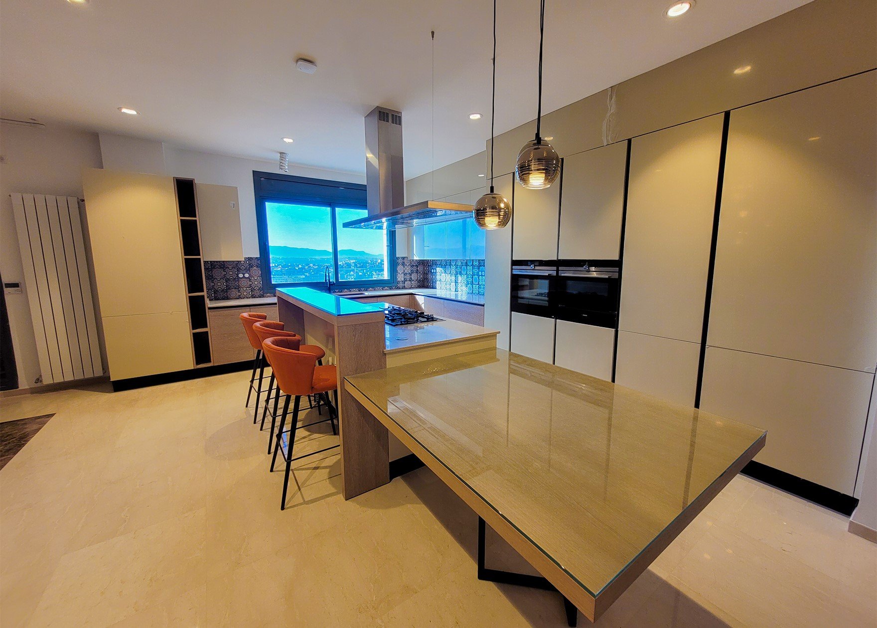 equipped kitchen, residence el djenane, AMK hebbache real estate Real Estate Developer Algiers real estate promotion in algiers
