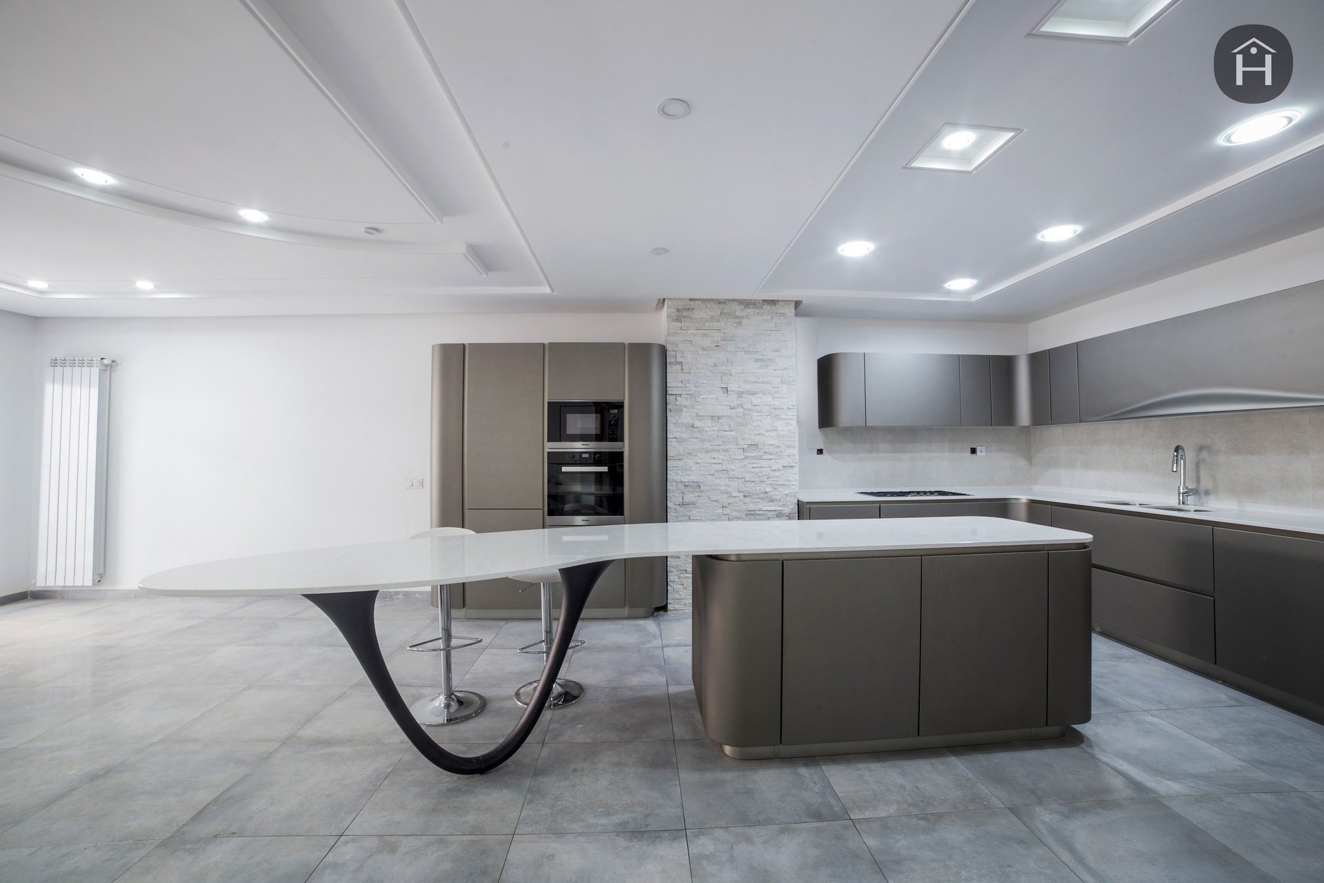 equipped kitchen , residence eden, AMK hebbache real estate Property Developer Algiers real estate promotion in alger