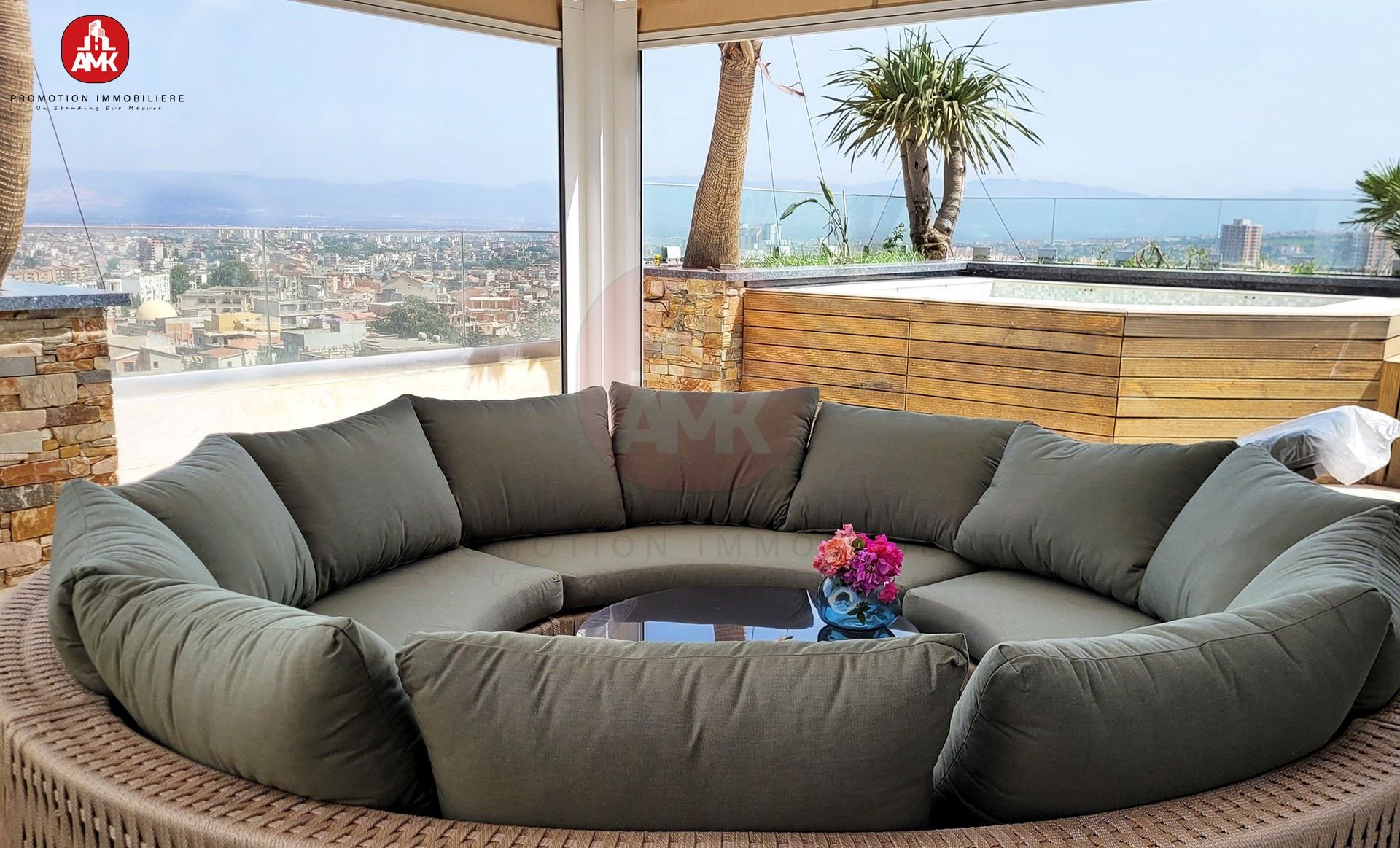 terrace, AMK hebbache real estate Real Estate Developer Algiers real estate promotion in Algiers