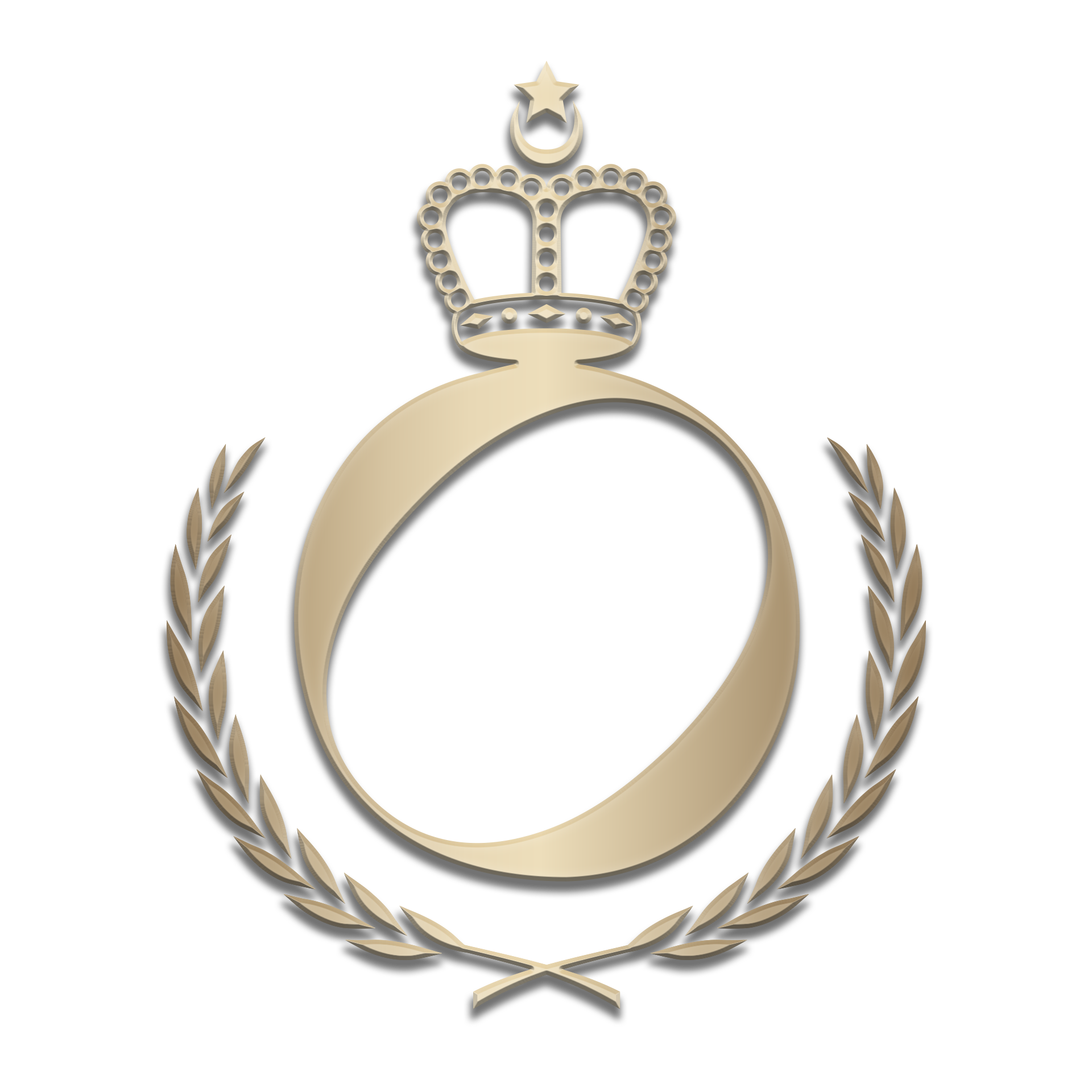Logo The ORB with a stylized sphere inside a crown and laurel circle – part of the RCCG Group, The ORB represents a private collection of prestigious residences forming private club spaces with luxury hospitality and high-level services within the Royal Ecosystem.