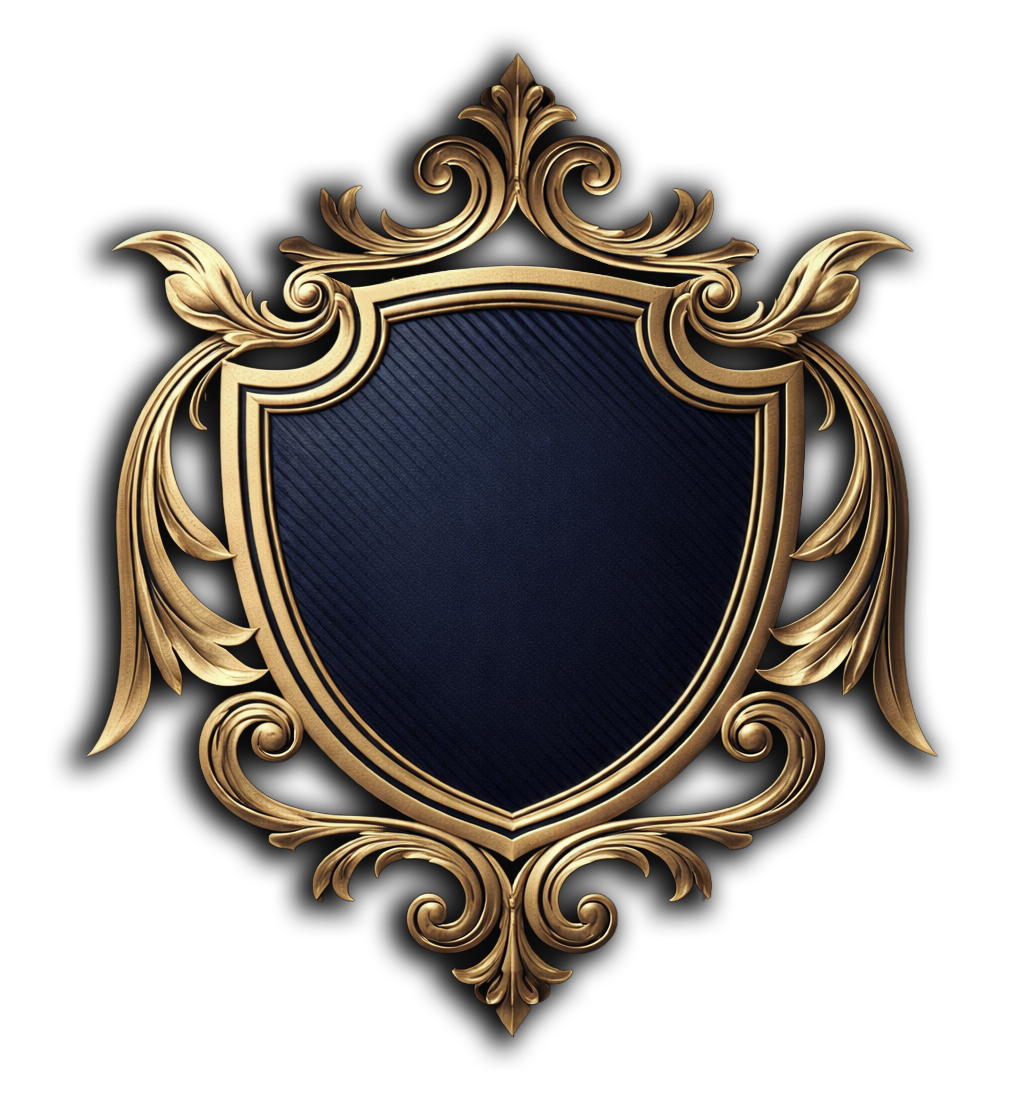 ornamental shield for THE ORB