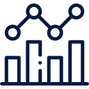 Market maker and OTC trading icon symbolizing liquidity creation, digital asset purchases and stablecoin trading pairs.