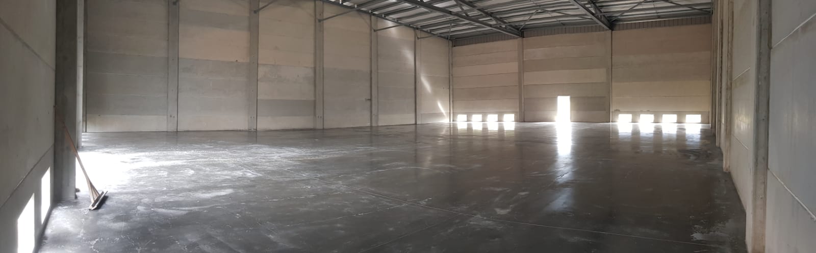 concrete floor and walls