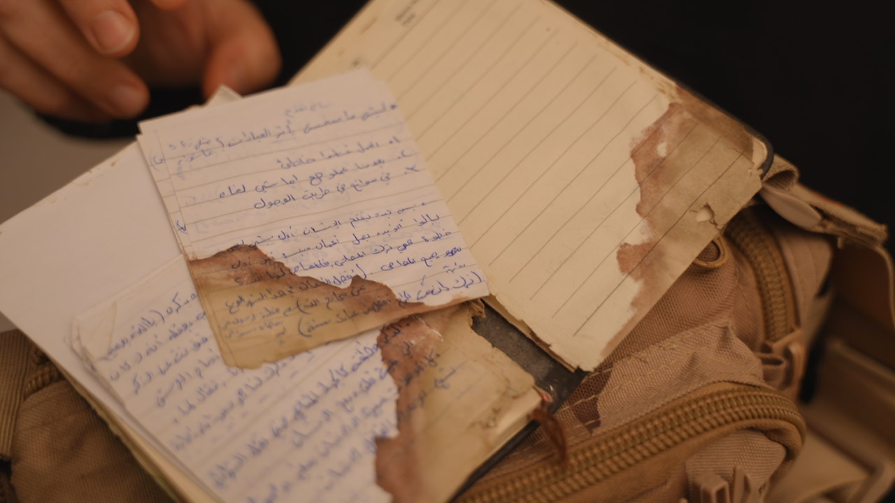 A booklet blessed with the martyr’s Ali Kobaisy blood