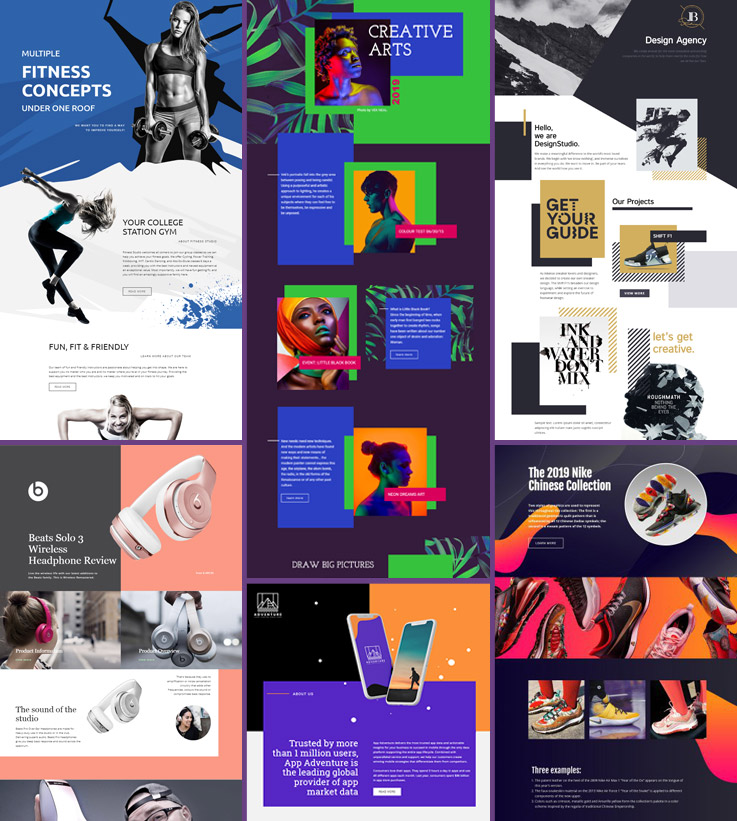 6000+ website templates