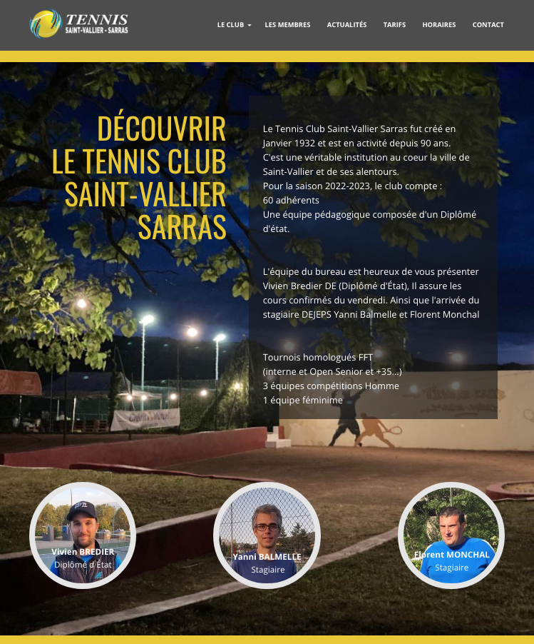 Tennis club Saint Vallier/Laveyron/Sarras