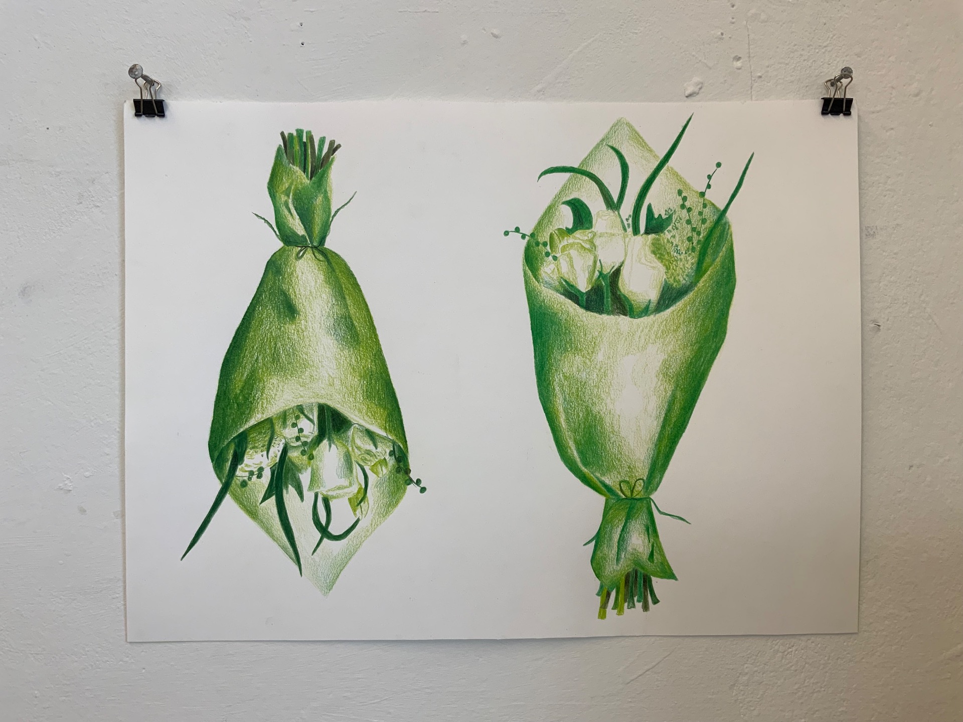 To my chest, to my thigh