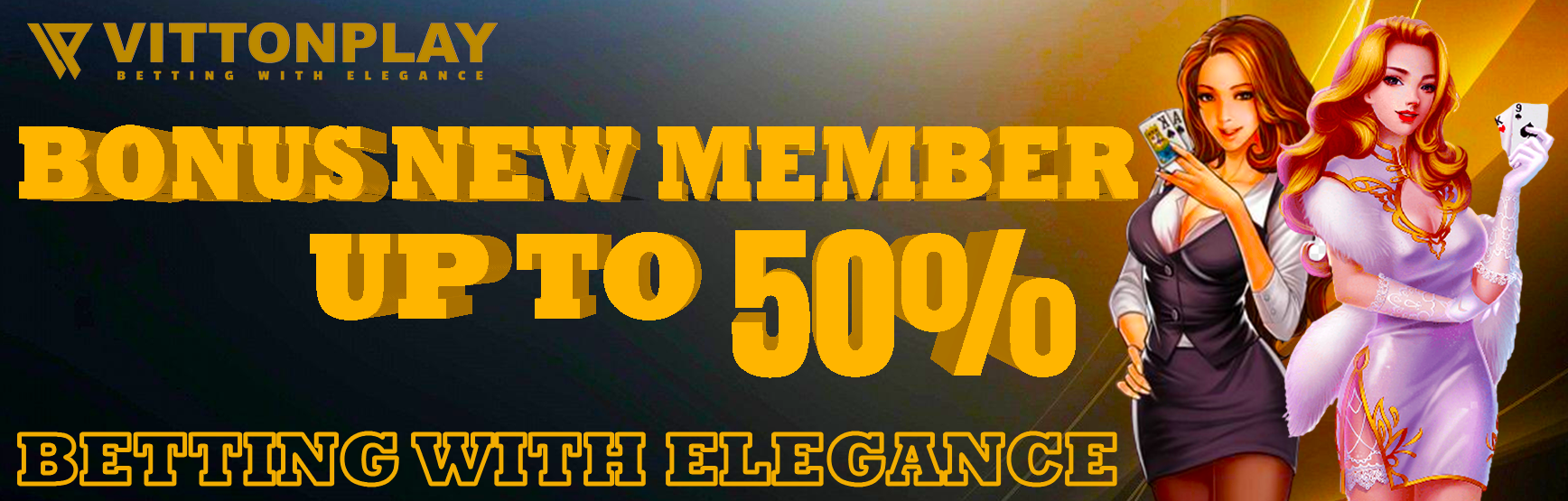 Vittonplay Bonus New Member 50%