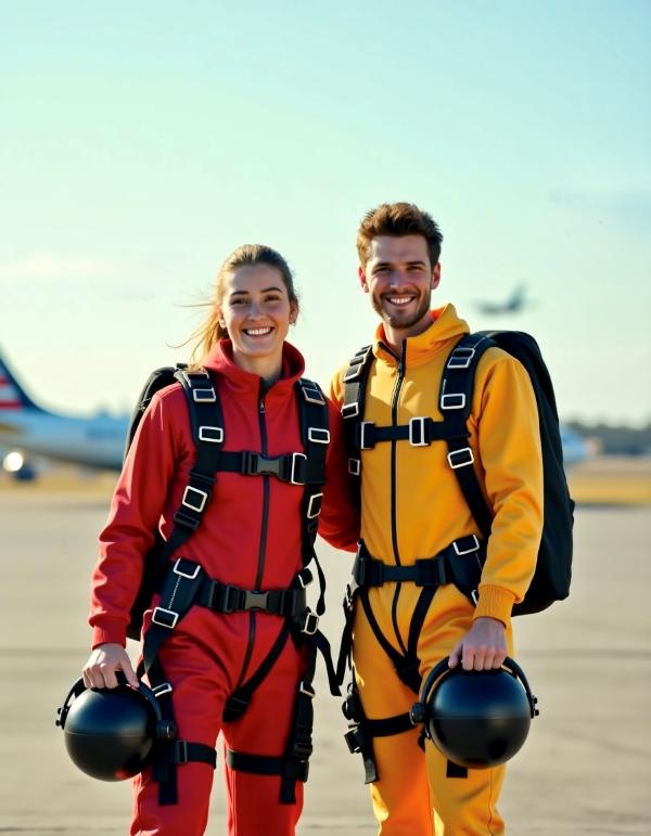 Skydiving Wedding