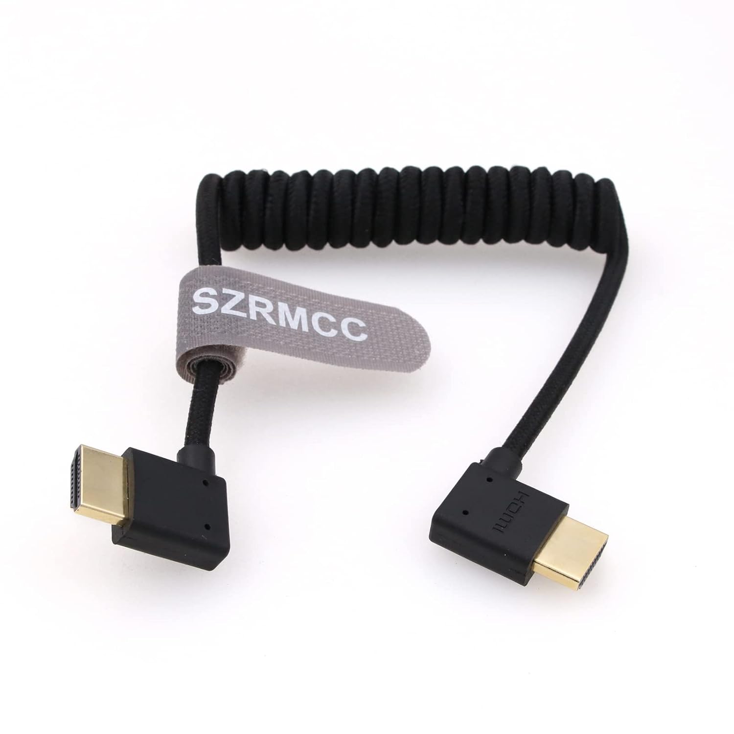 SZRMCC HDMI Cable 8K 2.1 High Speed HDMI Left Angle Male to HDMI Right Angle 