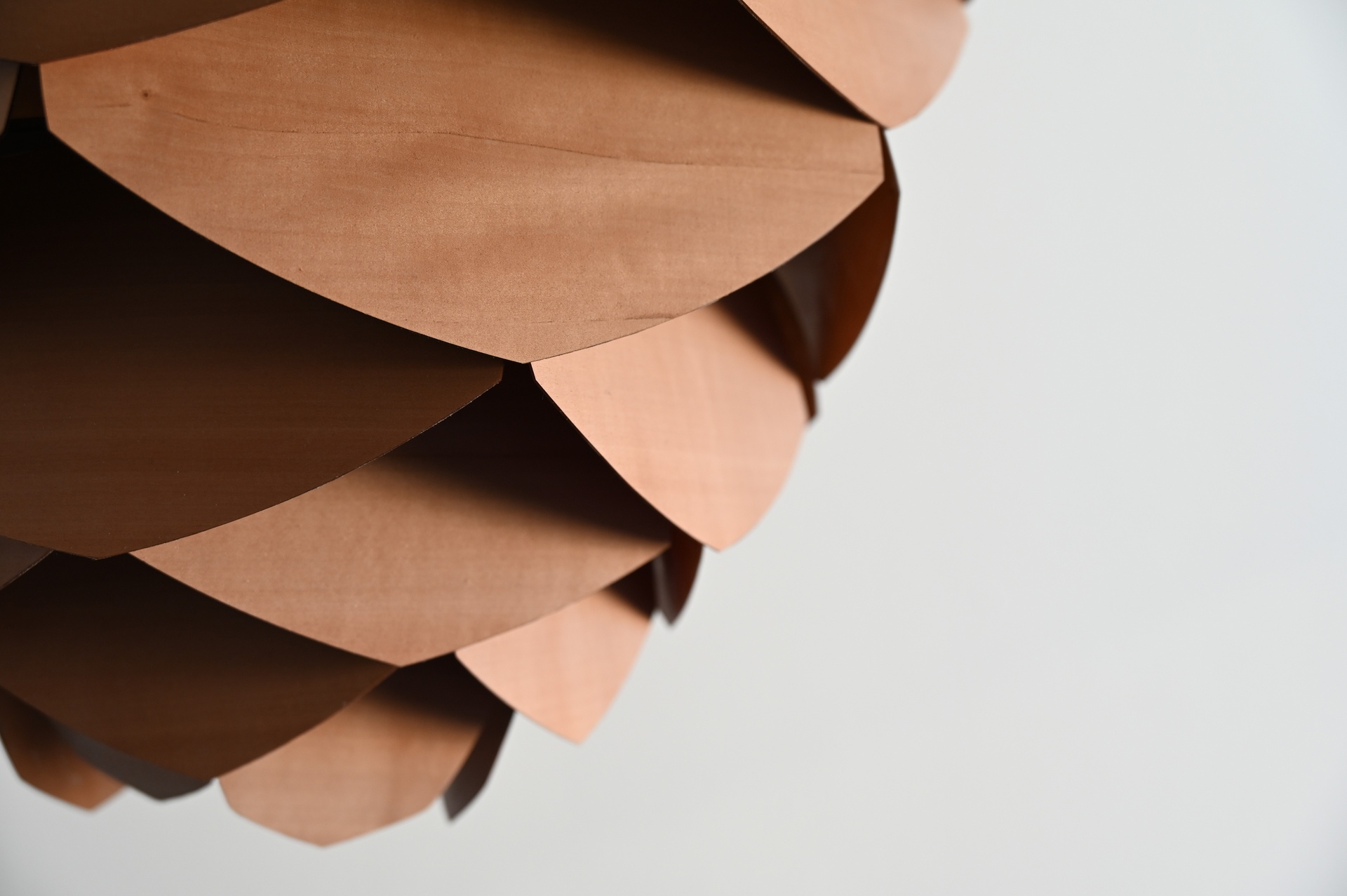 Pine Cone Lamp Close Up Off
