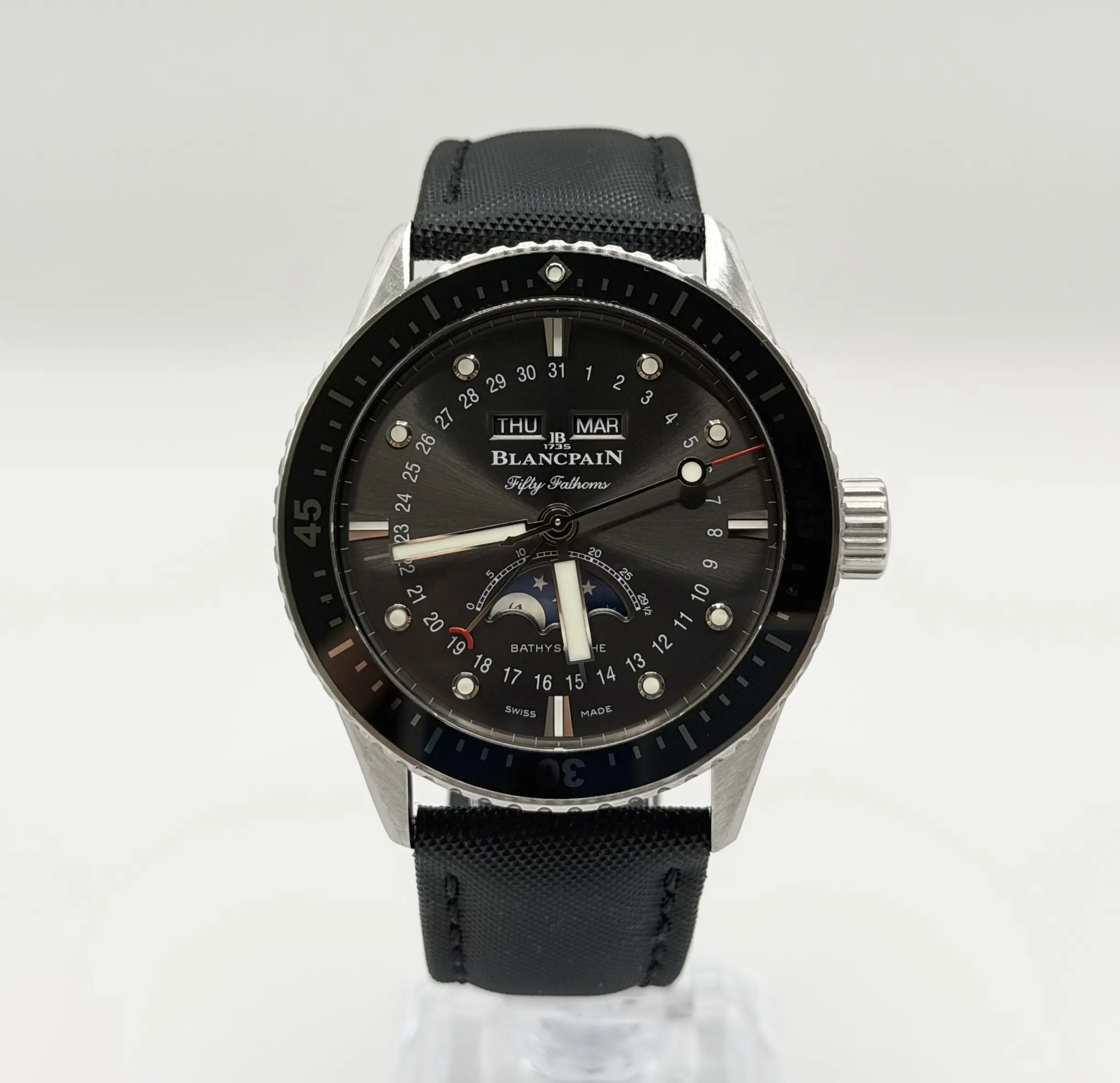 Blancpain fifty fathoms bathyscaphe quantième complet