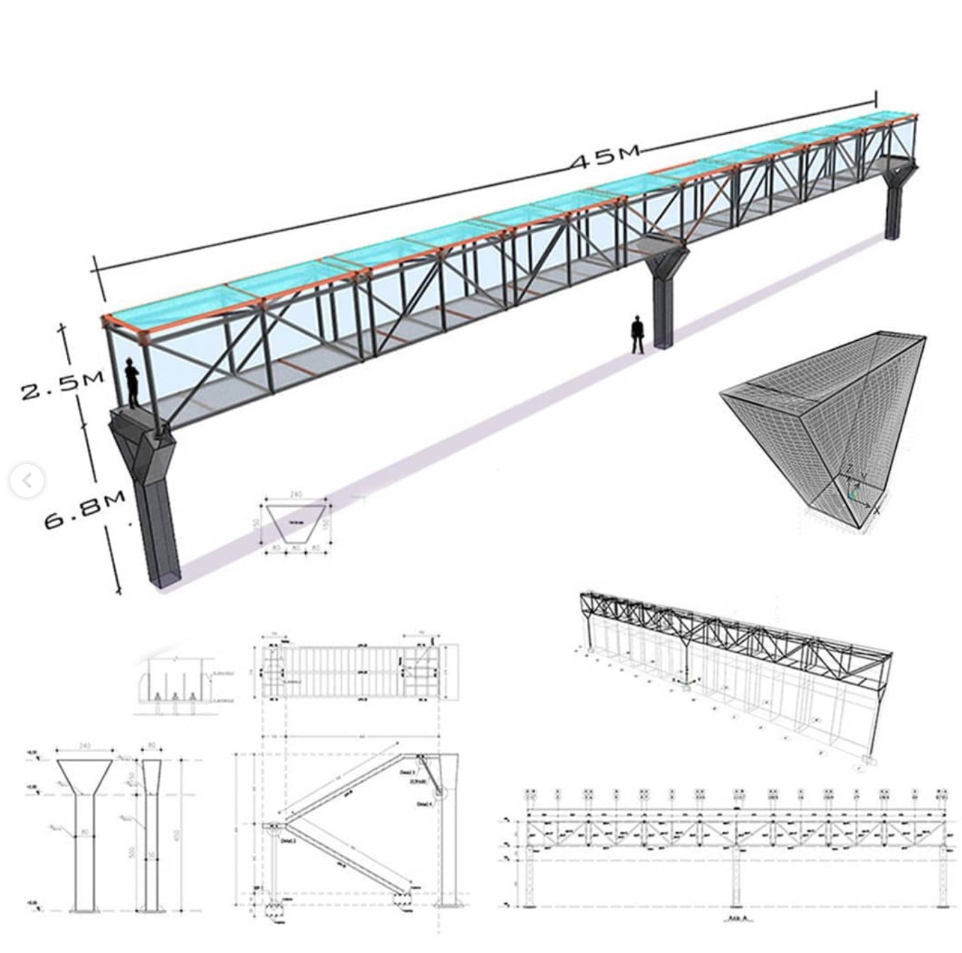 Pedestrain Footbridge
