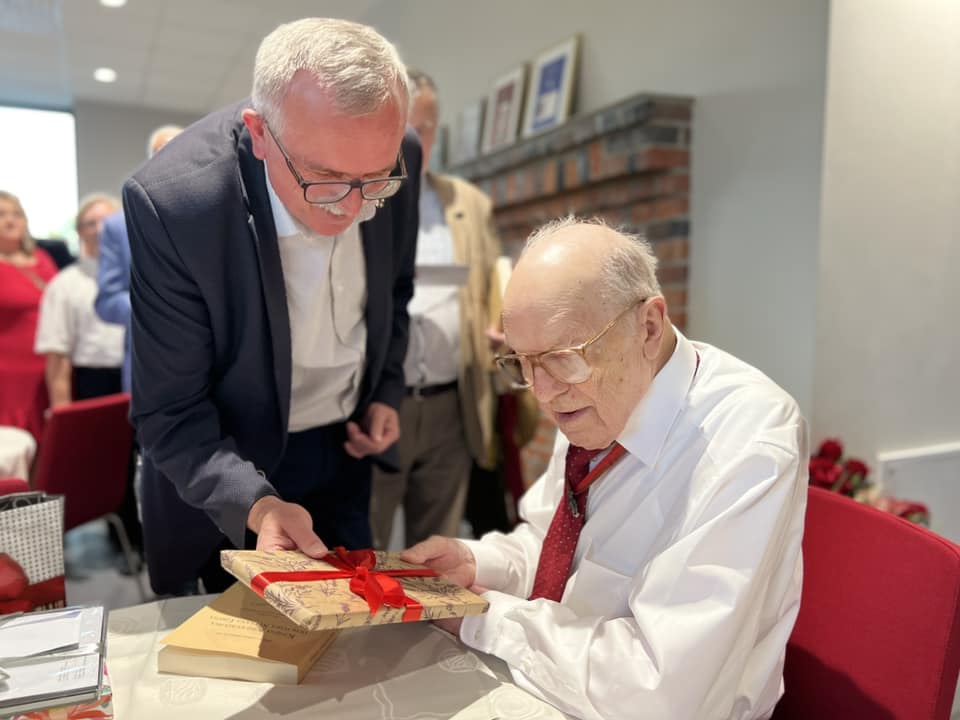 Ostatnie spotkanie z dr. Stefanem Grysem...starszym kolegą z kościańskiego liceum