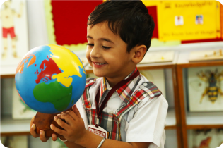 Montessori Student Smiling