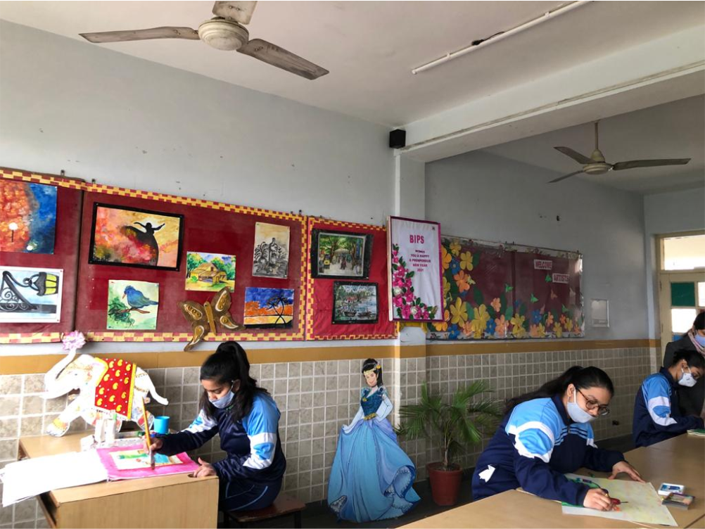 Bhupindra International public school  Arts Room