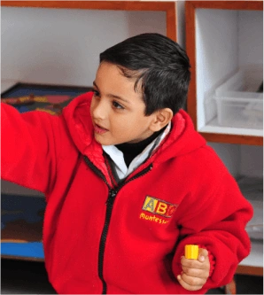 Montessori Child  with Great Confidence