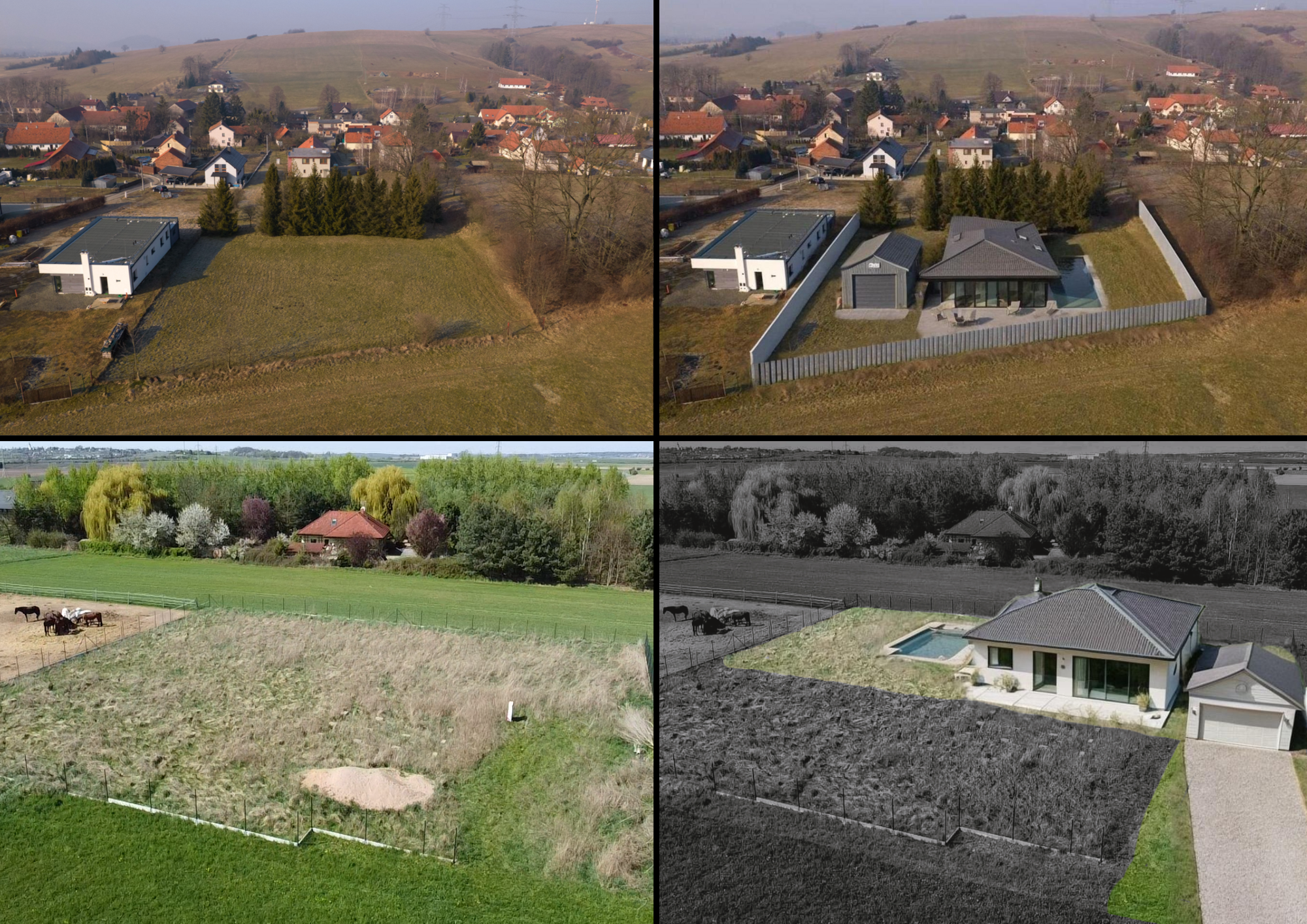 Vložení nemovitosti na pozemek