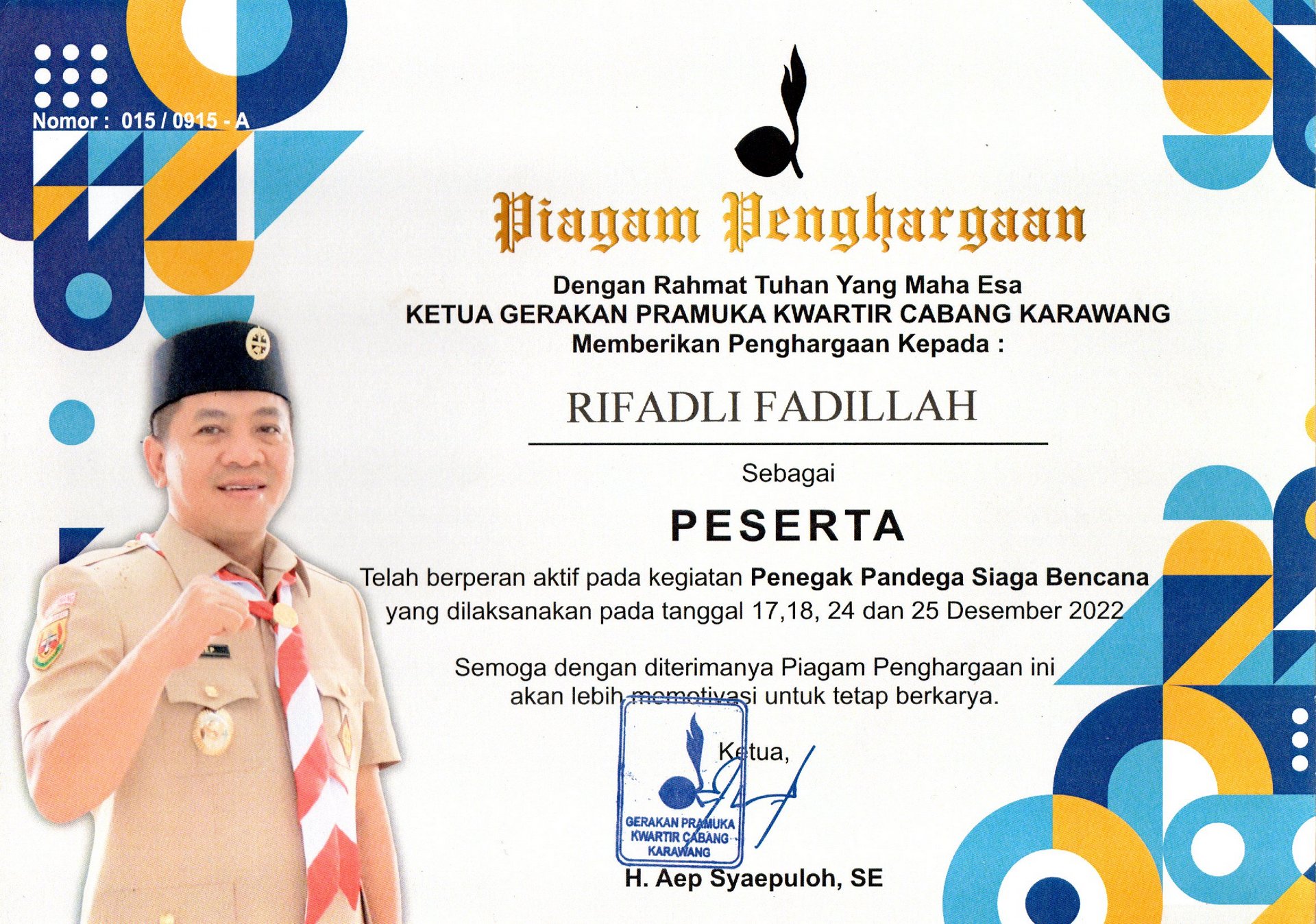 Penegak Pandega Siaga Bencana