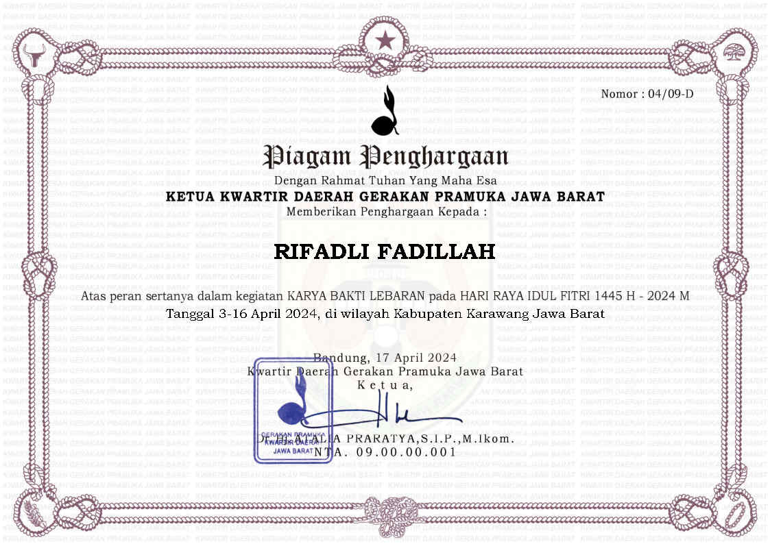 Karya Bakti Lebaran 2024