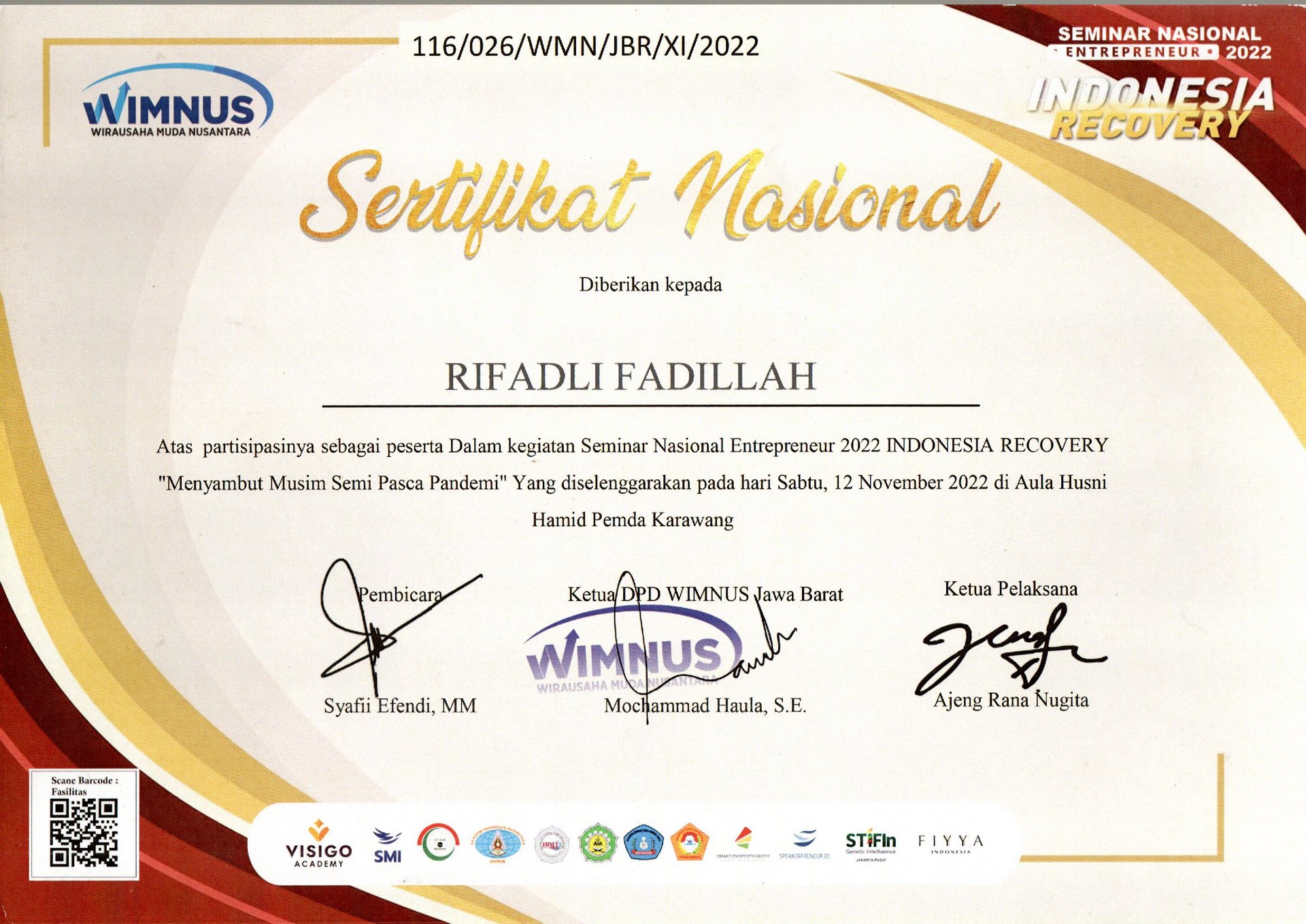 Peserta Seminar Motivasi